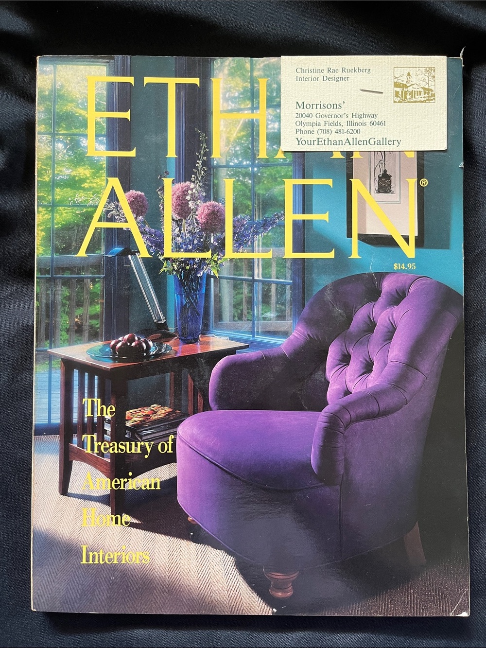 Vtg 1992 ETHAN ALLEN 80th CATALOG 90s Home Interior Design Furniture Reference